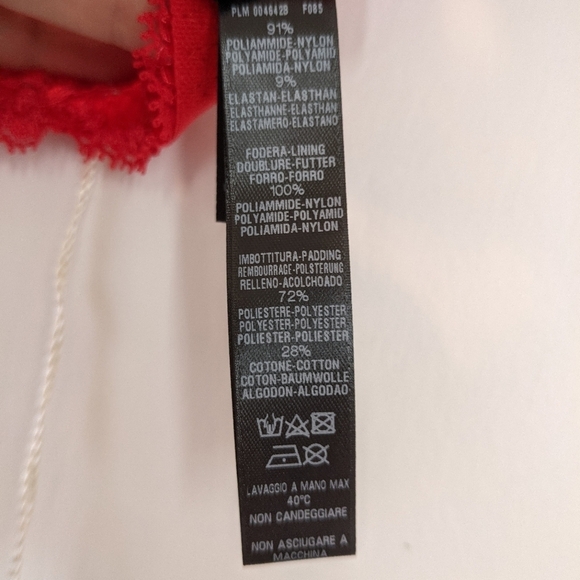 NWT La Perla | Red lace push-up bra - Picture 8 of 12